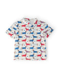Boys Patriotic Pups S/S Polo