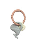 BPA Free Silicone Whale Teether Ring