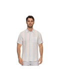 Brent SS Stripe Linen Blend Shirt