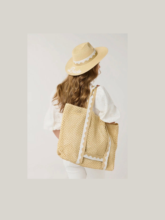 Bride Hat and Tote Set