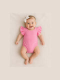 Bubblegum Pink Flutter Bodysuit