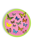 Butterfly Greek Key 24ct 9" Paper Plates – Salad Plates