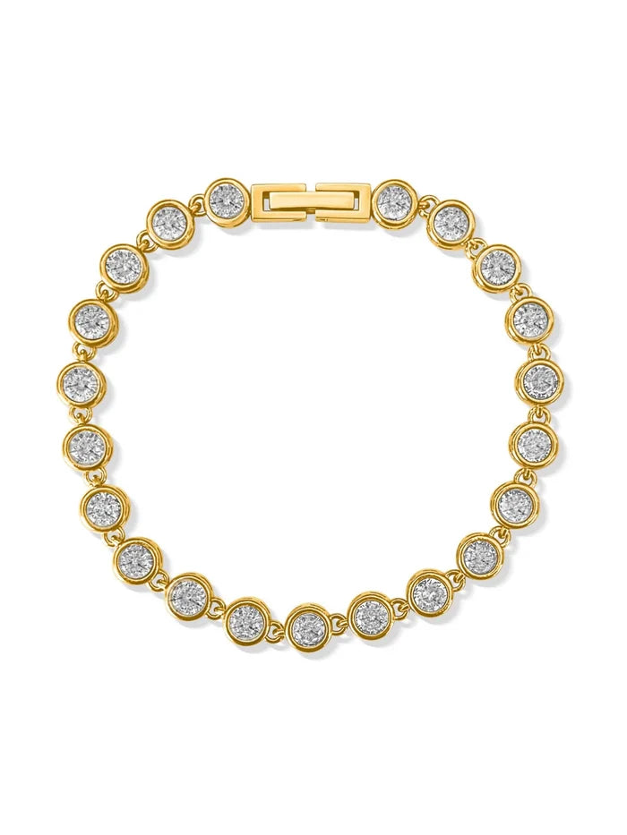 Caella Bezel Tennis Bracelet