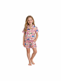 Camp Stickers PJ Set