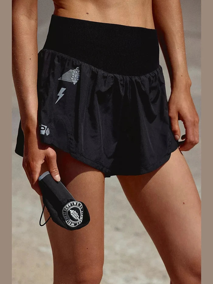 Carpe Diem Tattoo Print Shorts