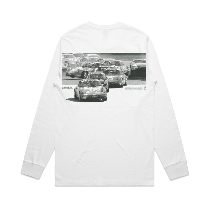 CARRERA L/S TEE WHITE