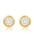 Cateana Bezel Stud Earring