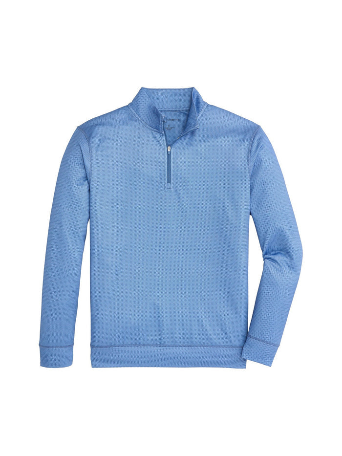Cay Printed Performance 1/4 Zip - Riviera