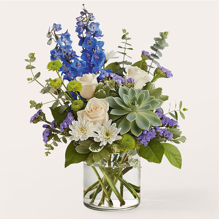 Cerulean Waves Bouquet – BUEHLER'S FLORAL, Wooster OH