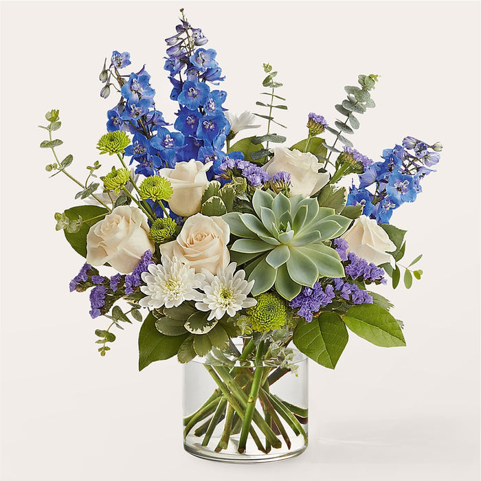 Cerulean Waves Bouquet – BUEHLER'S FLORAL, Wooster OH