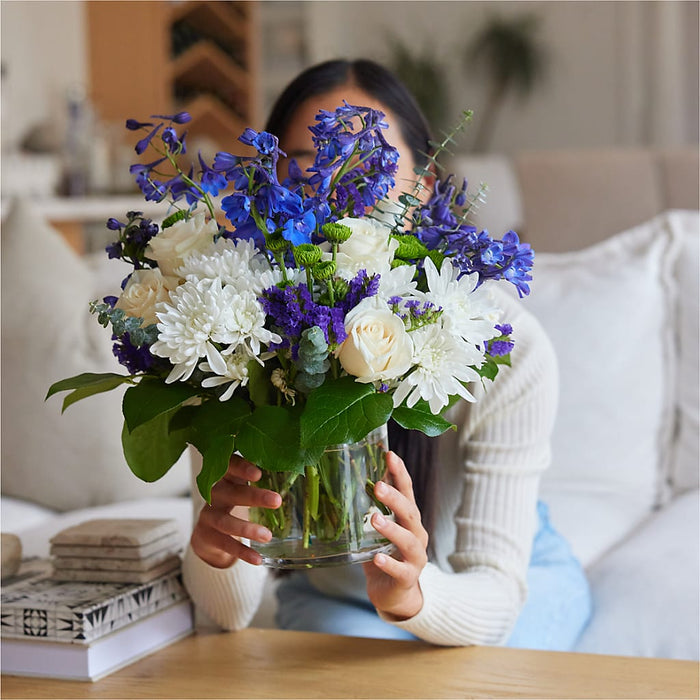 Cerulean Waves Bouquet – BUEHLER'S FLORAL, Wooster OH