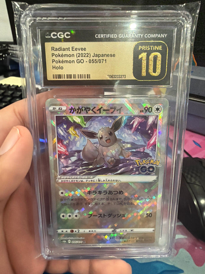 CGC 10 Pristine JP Radiant Eevee