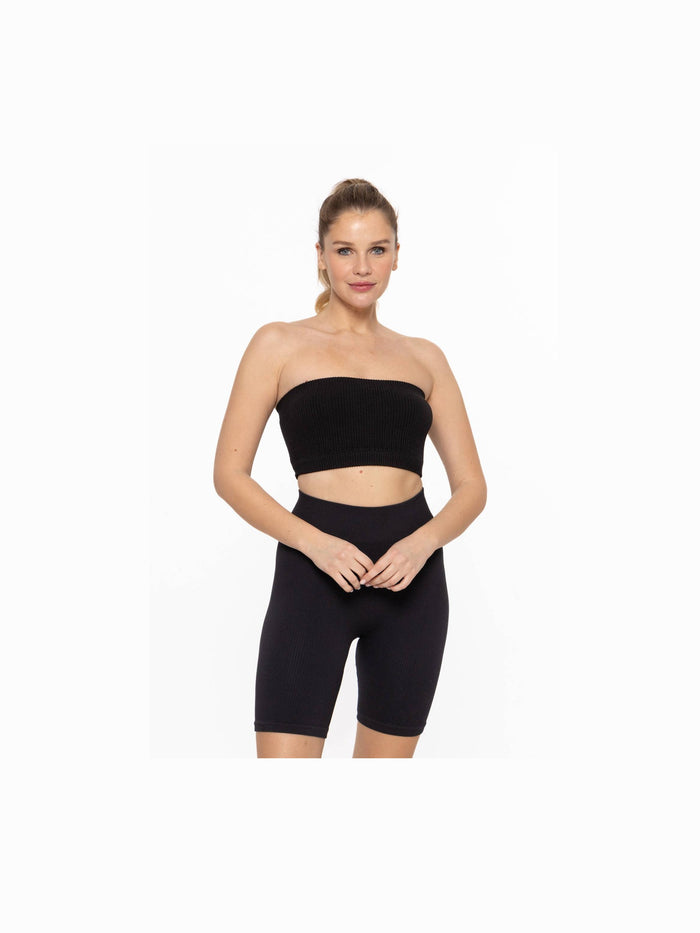 Chic Cropped Tube Top