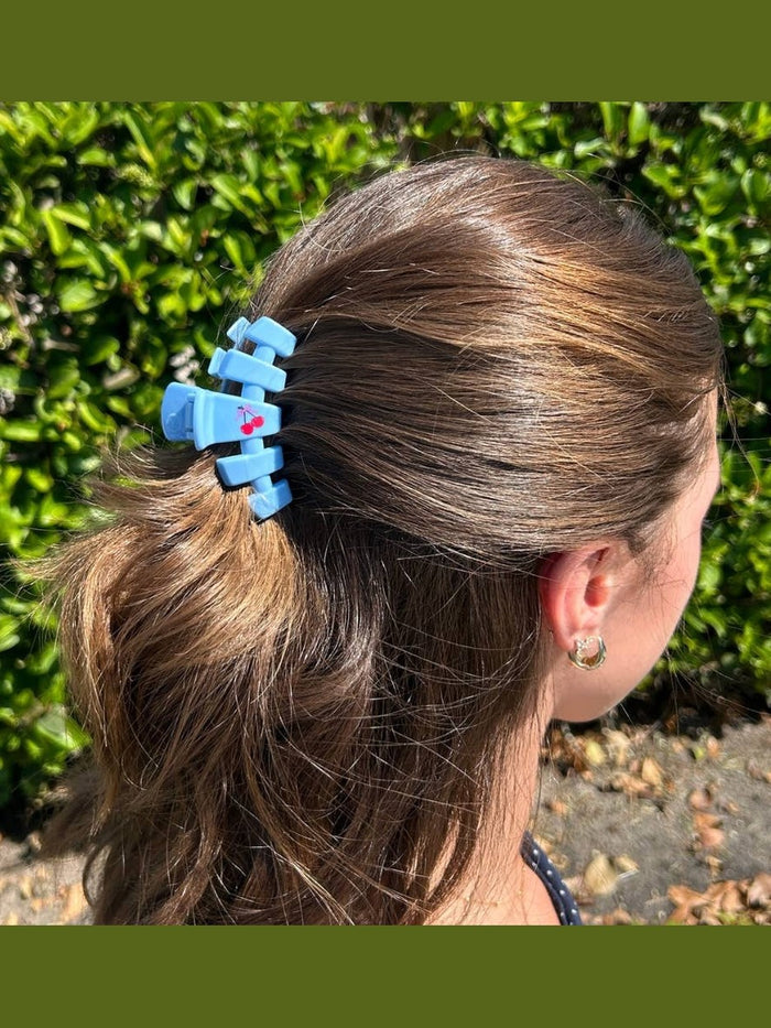 Classic | Basket of Cherries | Small Hair Clip