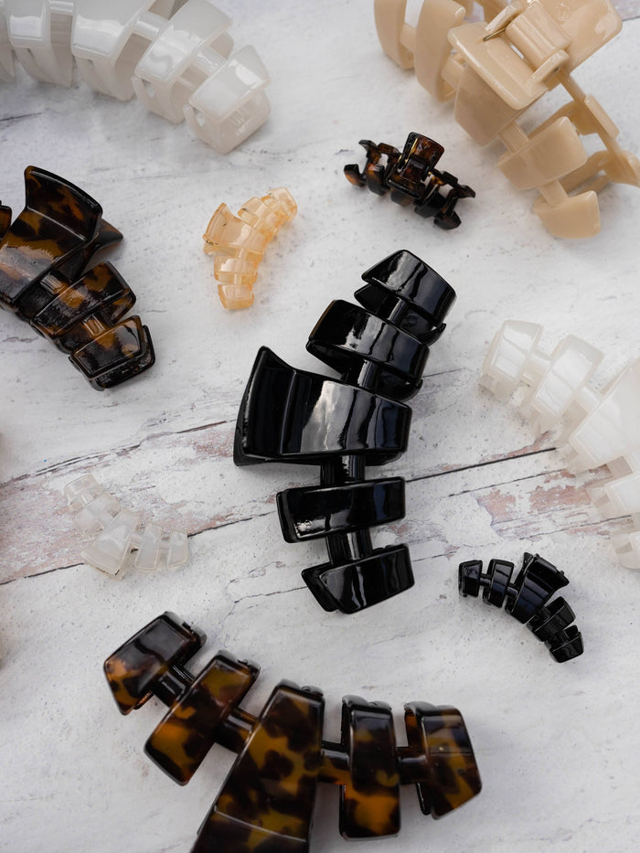 Classic Hair Clip | Large | Jet Black