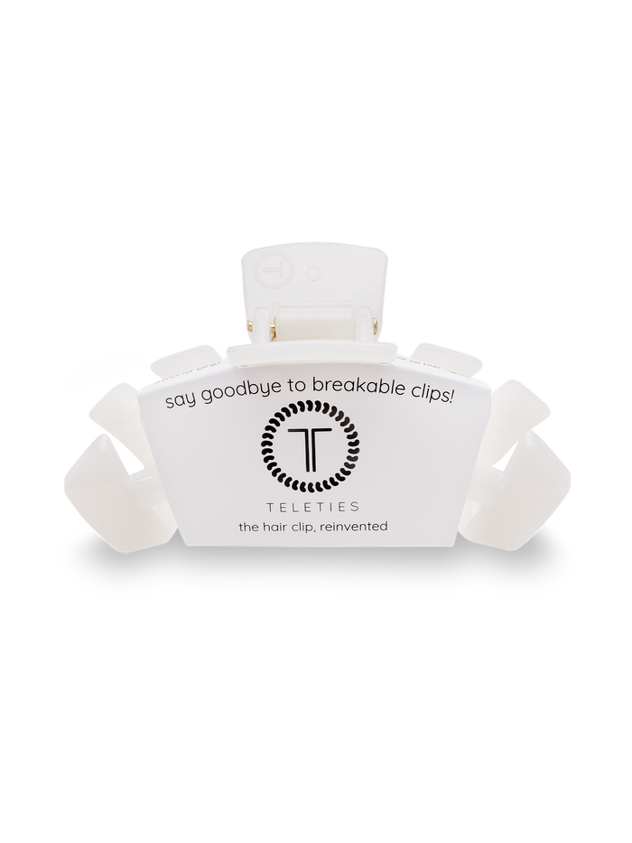 Classic Hair Clip | Small | Coconut White