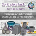Clay Graphics Bundle- Marketing Images