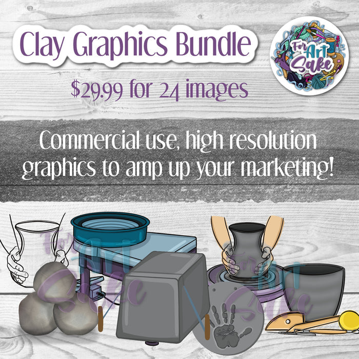 Clay Graphics Bundle- Marketing Images
