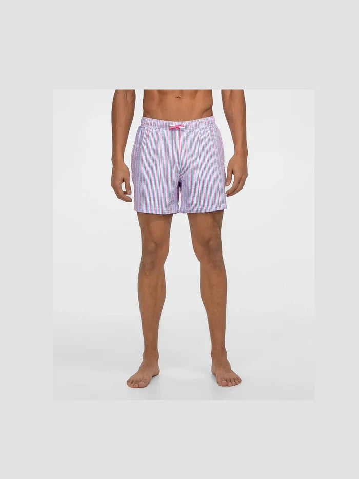 Clubhouse Seersucker Swim Shorts