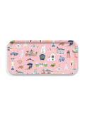 Coastal Décor – Whimsical 30A Pink Serving Tray - 3 Sizes