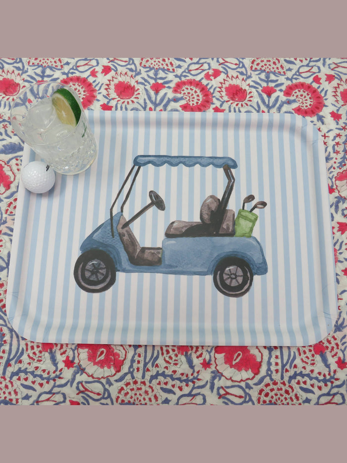 Coastal Décor – Whimsical 30A Pink Serving Tray - 3 Sizes