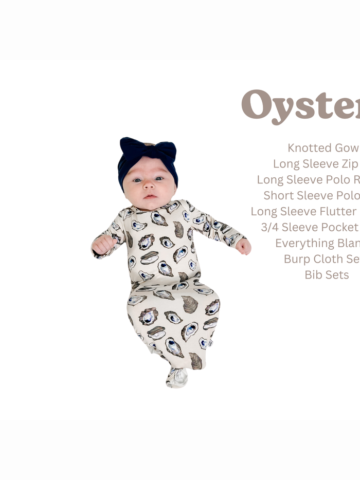 Coastal Oysters - Burp Cloth Sets