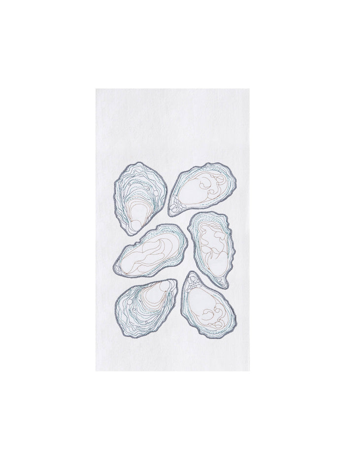 Coastal Oysters Kitchen Towel