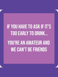 COASTER Amateur | Funny Party Gift | Home Bar Decor