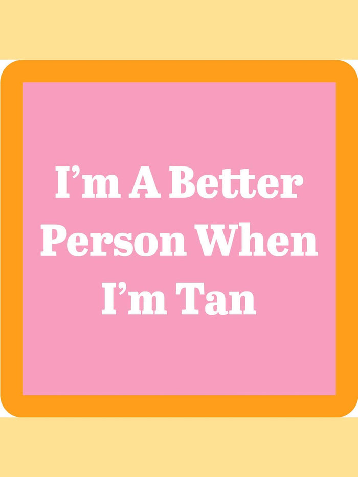 COASTER Beach Tan | Funny Party Gift | Home Bar Decor