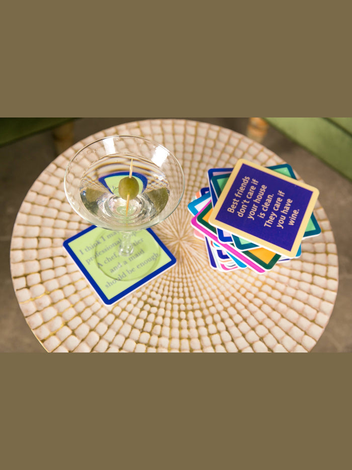 COASTER Fat To Strip | Funny Party Gift | Home Bar Decor