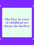 COASTER First 40 Years | Funny Party Gift | Home Bar Decor