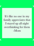 COASTER: Overthink Mom