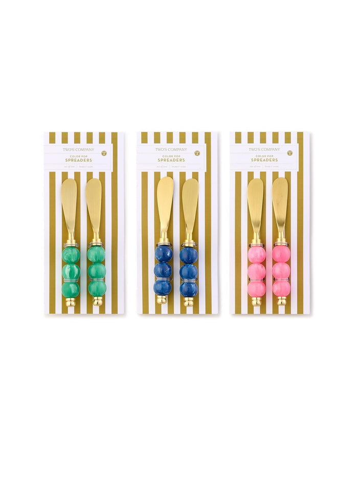 Color Pop Set of 2 Spreaders