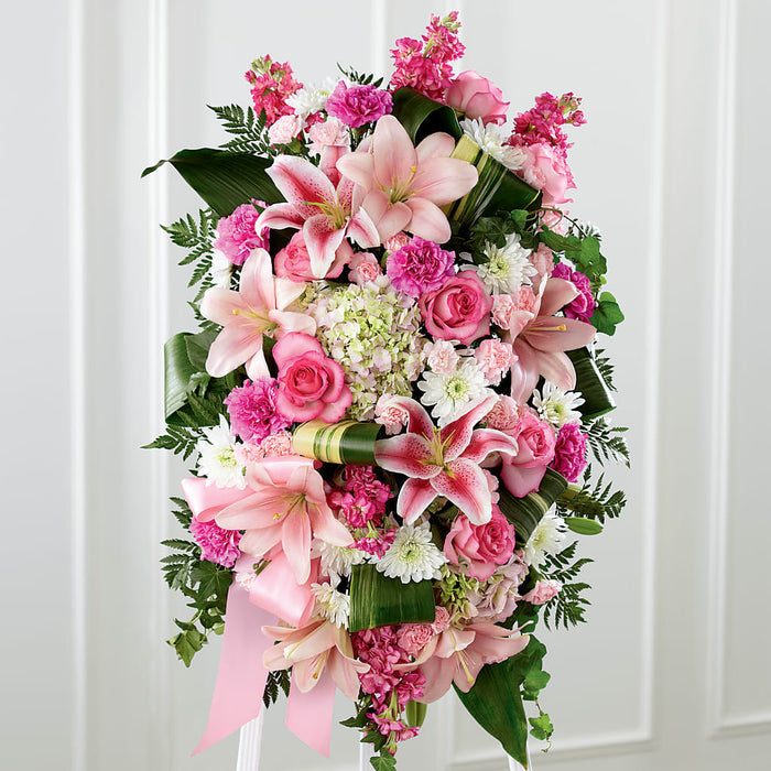 Comforting Standing Spray – BUEHLER'S FLORAL, Wooster OH