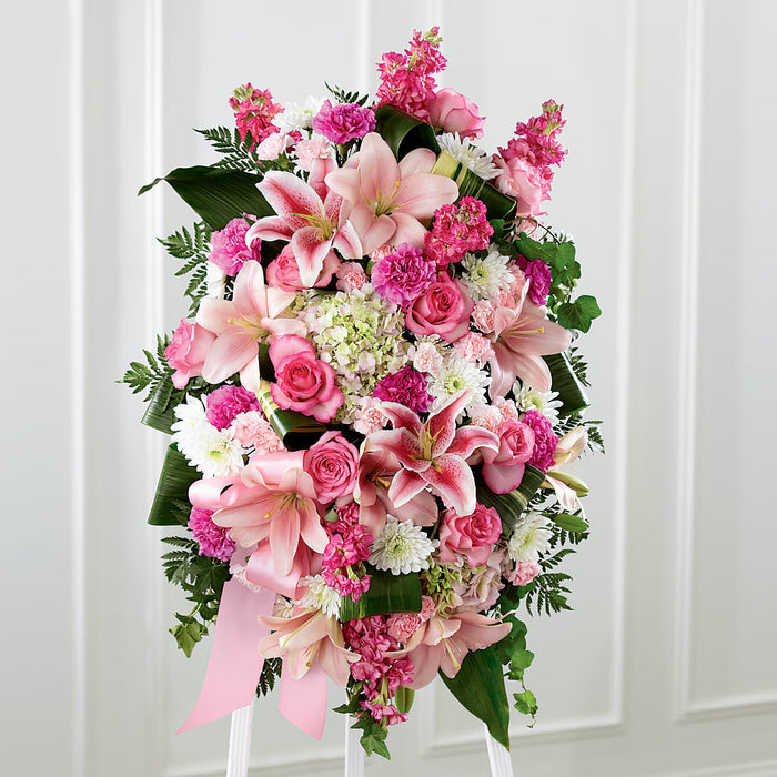Comforting Standing Spray – BUEHLER'S FLORAL, Wooster OH