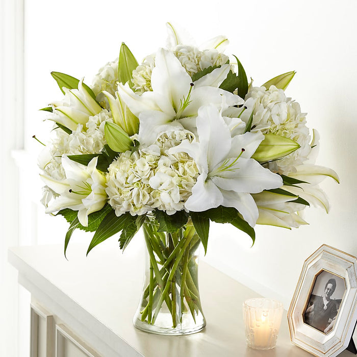Compassionate Lily Bouquet – BUEHLER'S FLORAL, Wooster OH