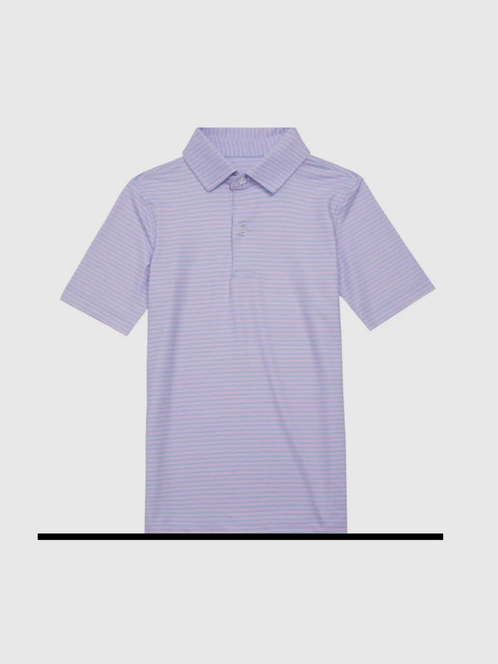 Copacabana Pink and Blue Polo Youth