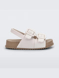 Cozy Baby Sandal - Brown / White