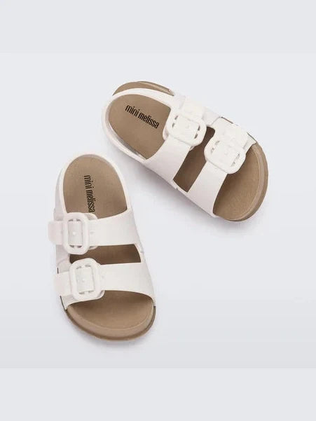 Cozy Baby Sandal - Brown / White