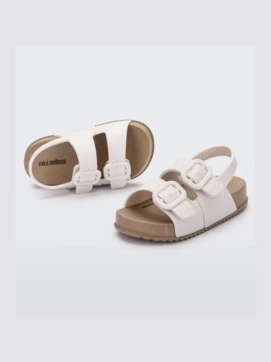 Cozy Baby Sandal - Brown / White