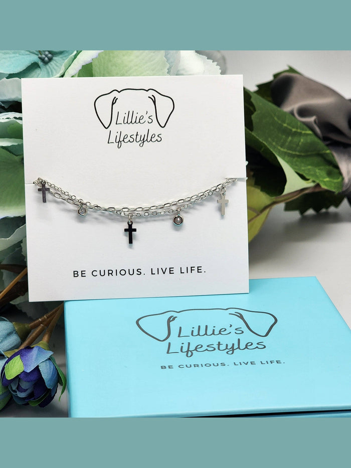Cross Layered Bracelet