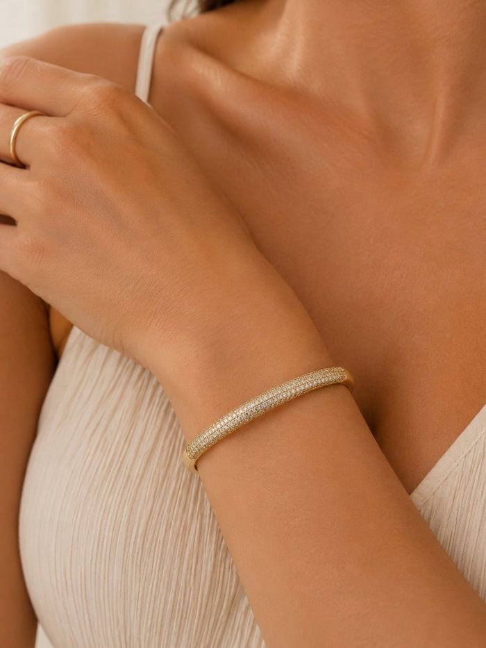 CZ Pave Bangle
