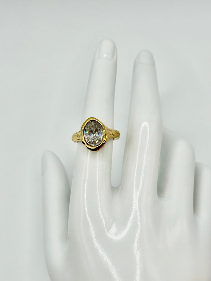 CZ Statement Ring