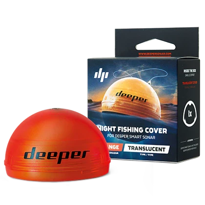 Black Deeper Night Fishing Cover for Deeper Smart Sonars MARKSMAN