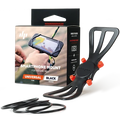 Black Deeper Smartphone Mount for Fishing Rod | Universal Phone Holder MARKSMAN