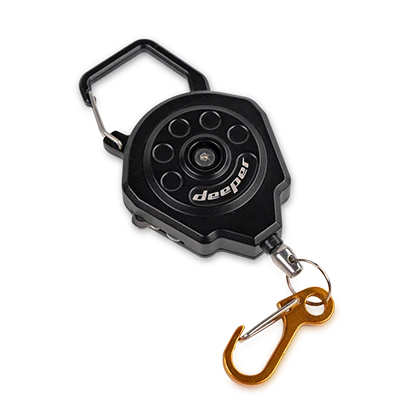 Black Deeper Tether Retractable Tool Holder with Cable MARKSMAN