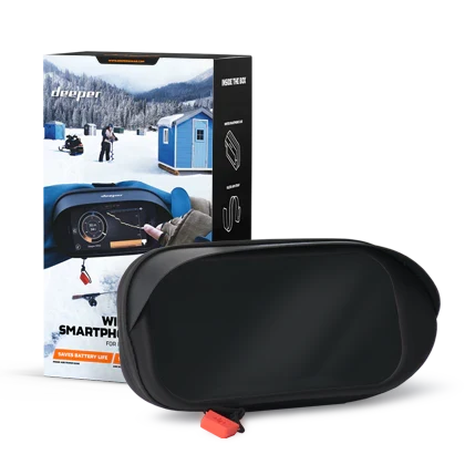 Black Deeper Winter Smartphone Case 2.0 for Ice Fishing MARKSMAN