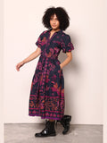Della Midnight Mosaic Dress