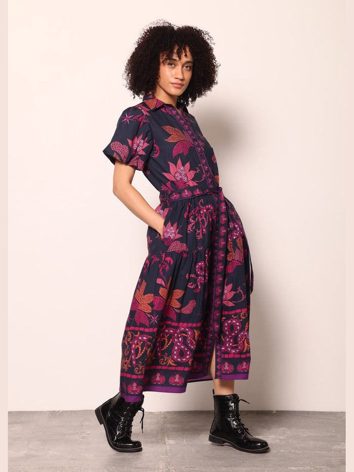 Della Midnight Mosaic Dress