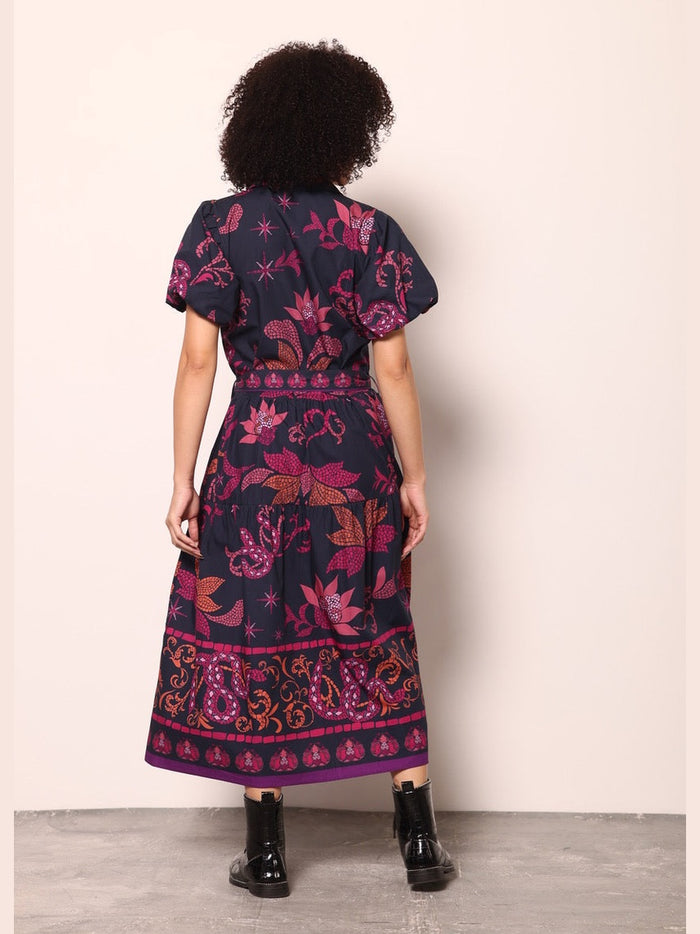Della Midnight Mosaic Dress